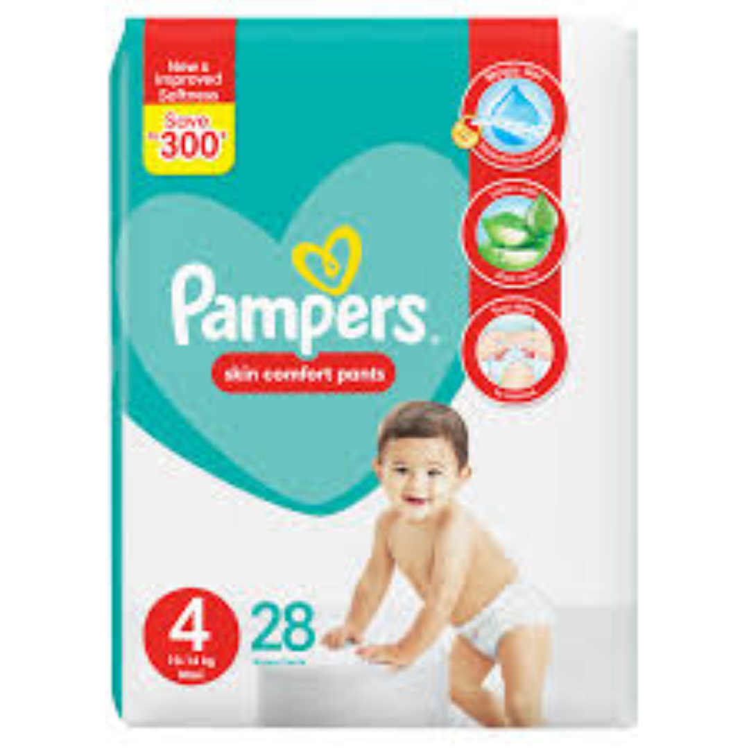 PAMPERS PANTS MIDI UNISEX HC 4x28